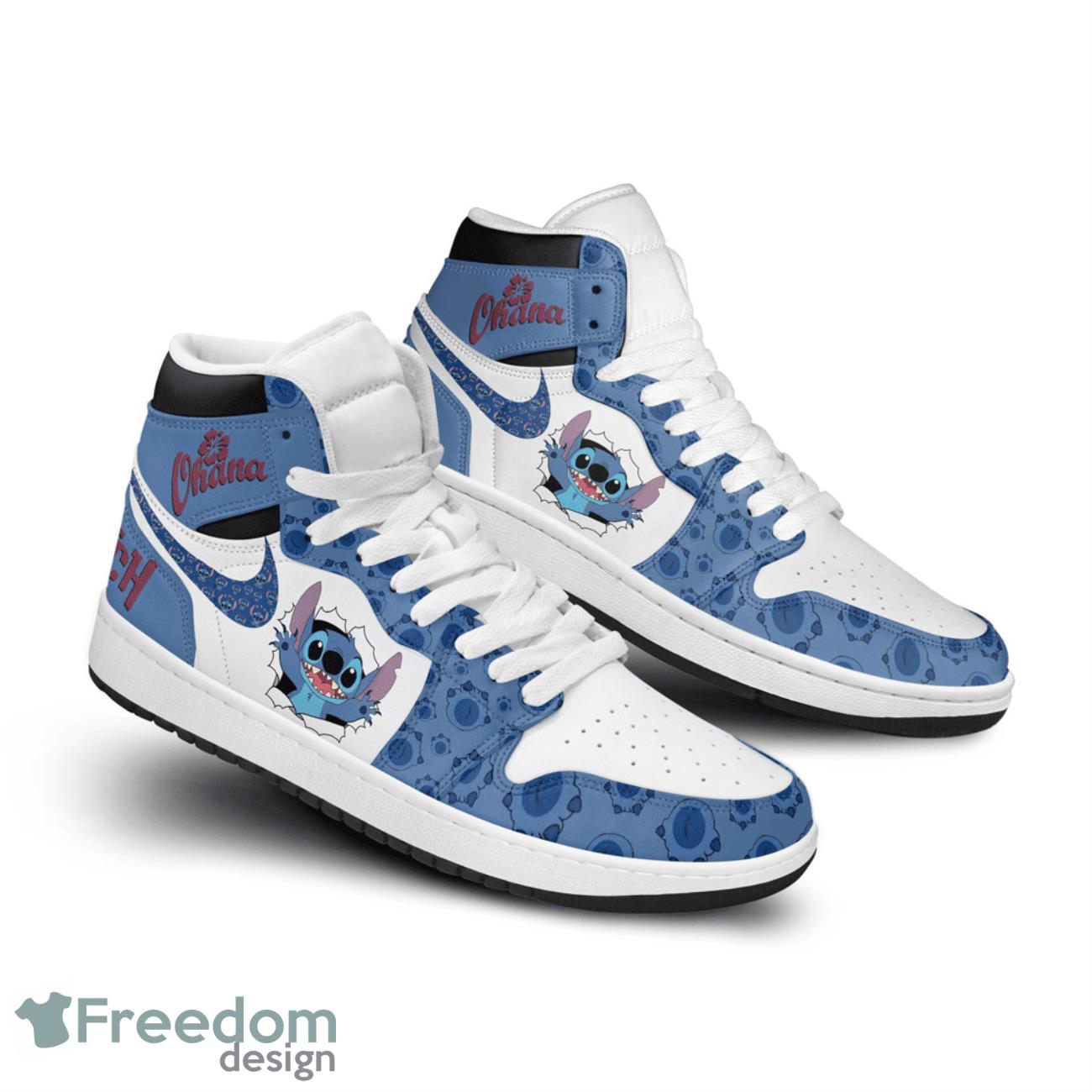 Ideafootwear Stitch AJ1 High Sneakers Shoes For Men And Women 7