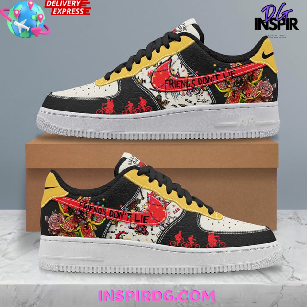 Ideafootwear Stranger Things Air Low-Top Sneakers Shoes For Men And Women 2