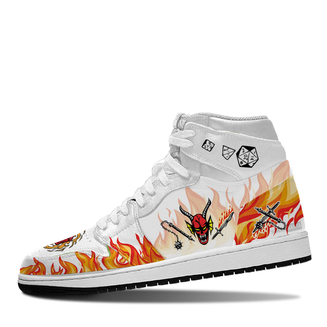 Ideafootwear Stranger Things AJ1 High Sneakers Shoes For Men And Women 3