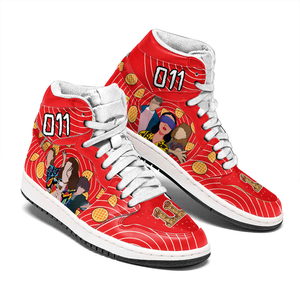 Ideafootwear Stranger Things AJ1 High Sneakers Shoes For Men And Women 5