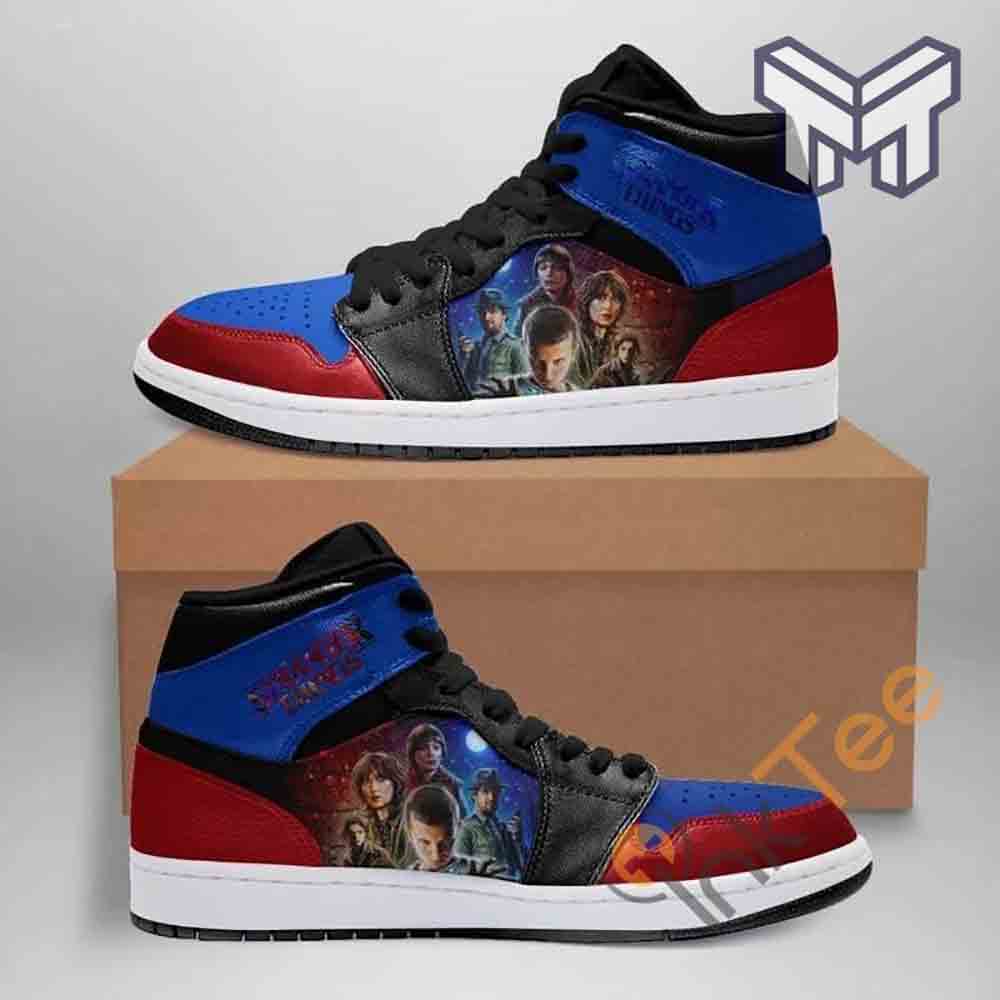 Ideafootwear Stranger Things AJ1 High Sneakers Shoes For Men And Women 2