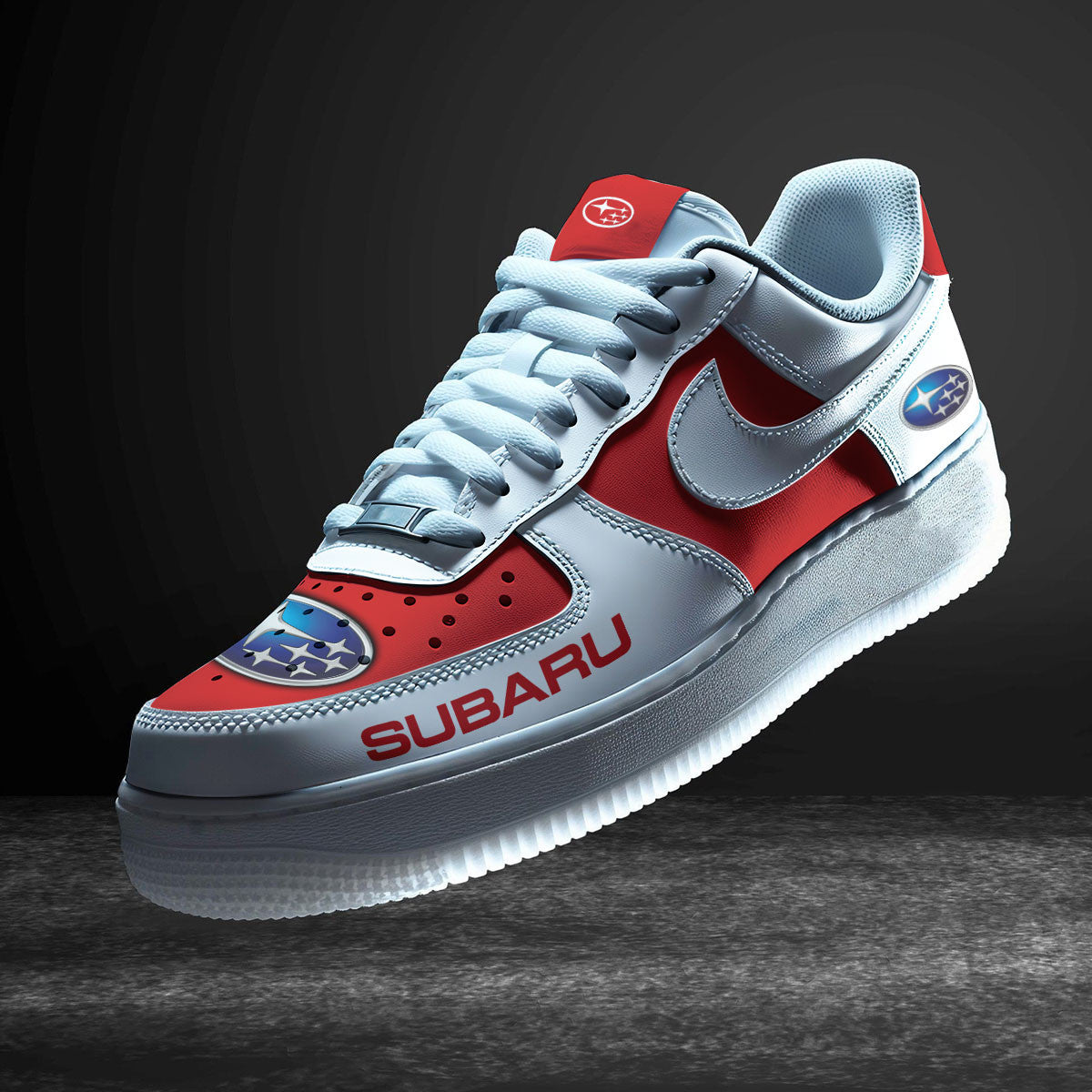 Ideafootwear Subaru Air Low-Top Sneakers Shoes For Men And Women 2