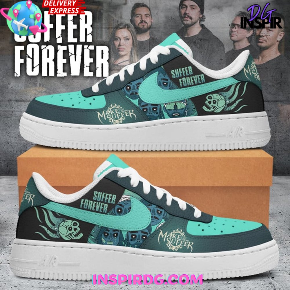 Ideafootwear Suffer Forever Air Low-Top Sneakers Shoes For Men And Women 1