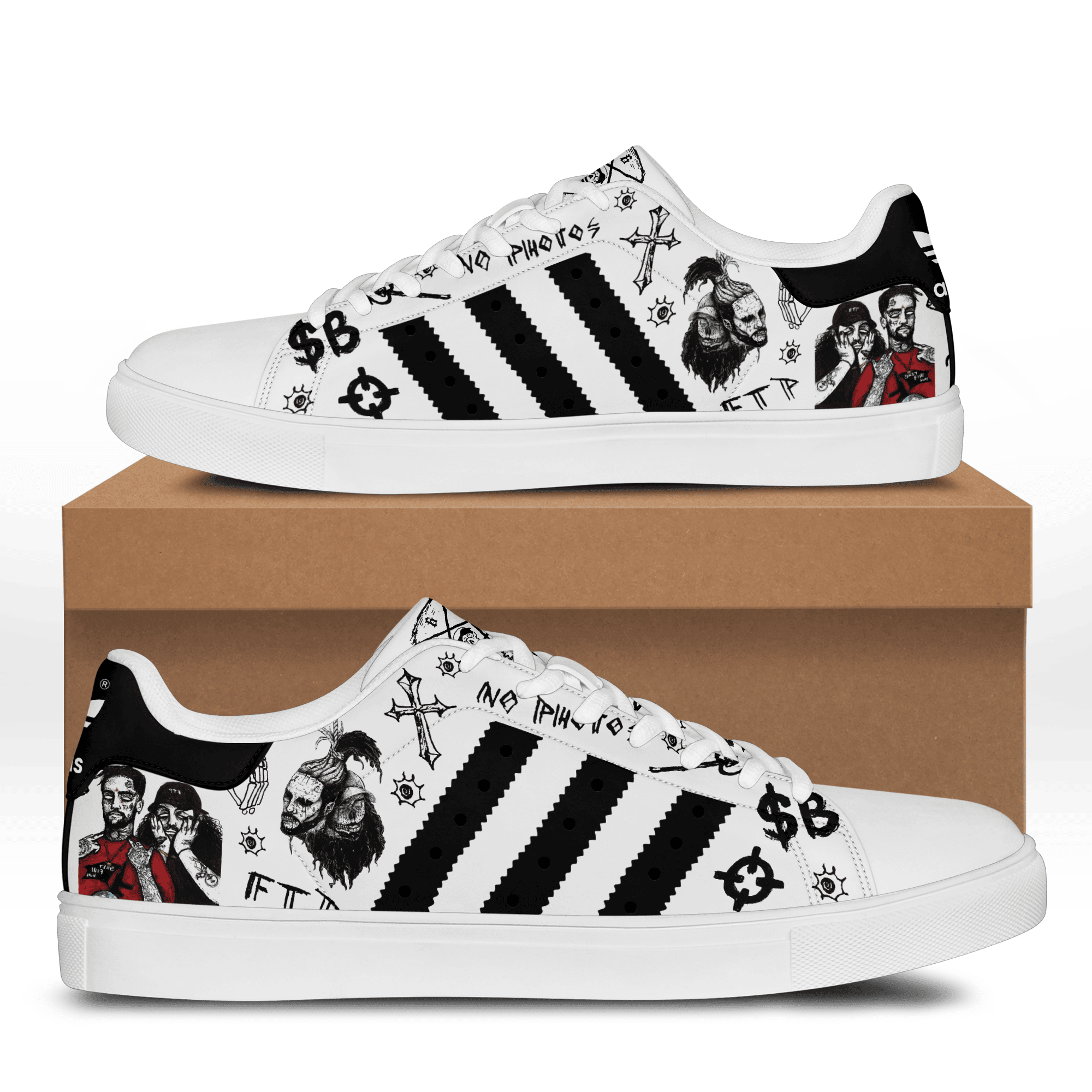 Ideafootwear Suicideboys Skate Stan Shoes Sneakes For Men And Women 1
