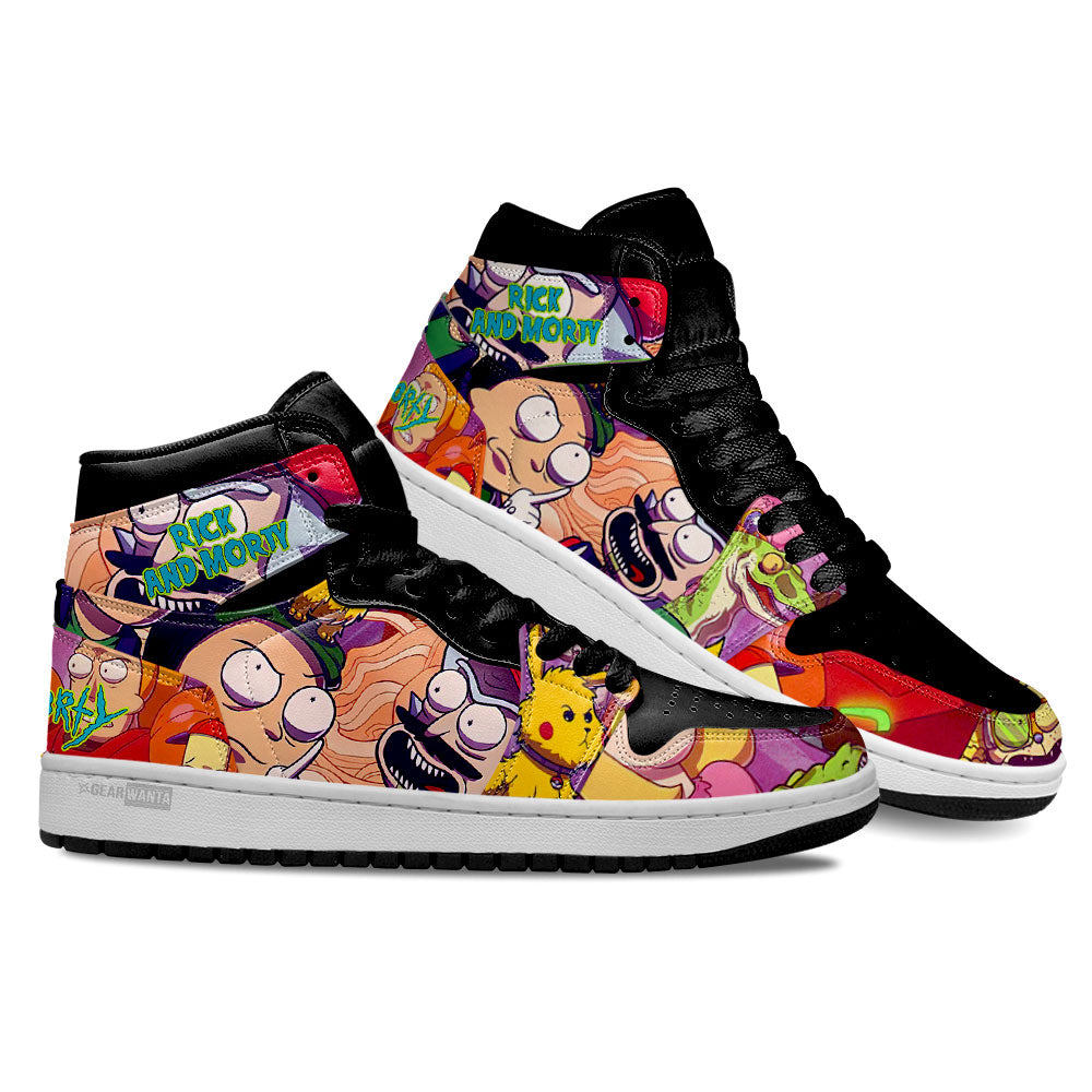 Ideafootwear Super Mario AJ1 High Sneakers Shoes For Men And Women 11