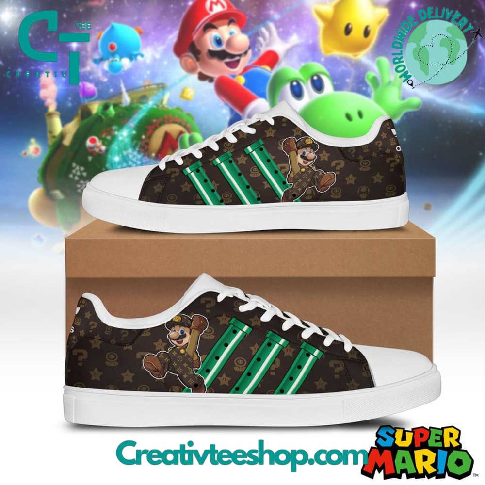 Ideafootwear Super Mario Skate Stan Shoes Sneakes For Men And Women 1