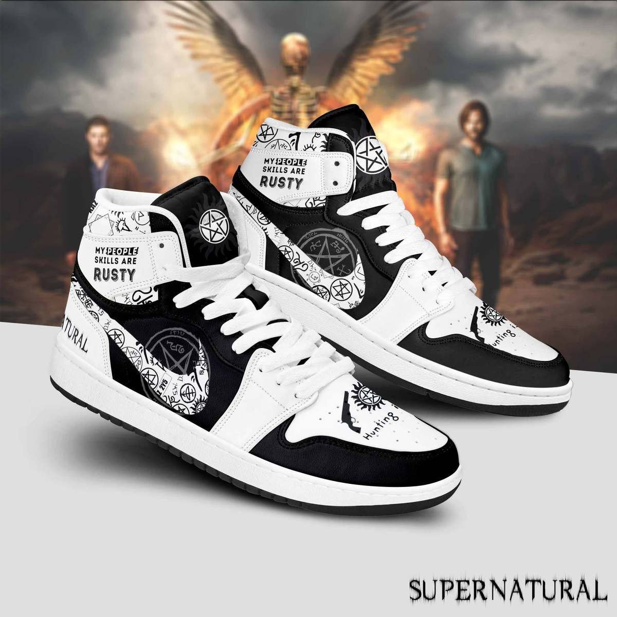 Ideafootwear Supernatural AJ1 High Sneakers Shoes For Men And Women 11