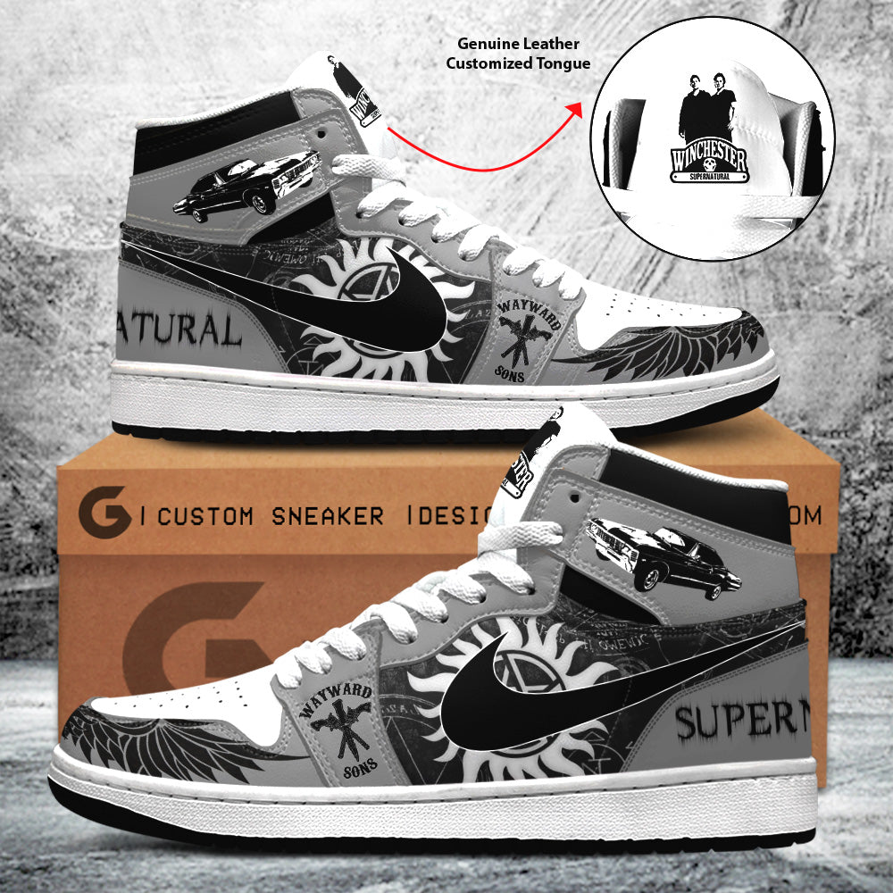 Ideafootwear Supernatural AJ1 High Sneakers Shoes For Men And Women 5