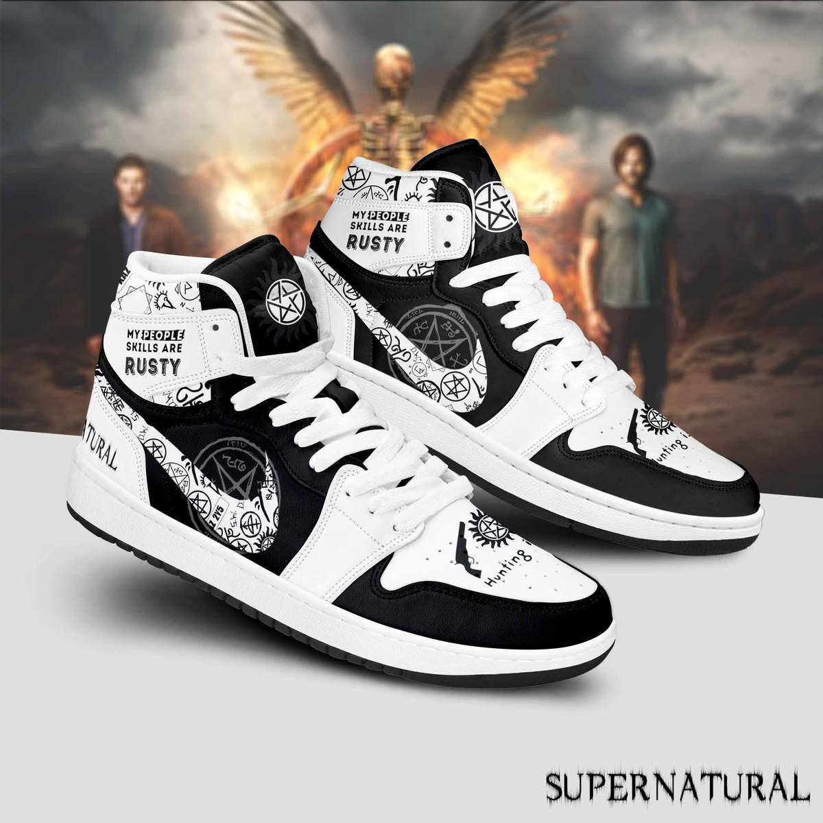 Ideafootwear Supernatural AJ1 High Sneakers Shoes For Men And Women 14