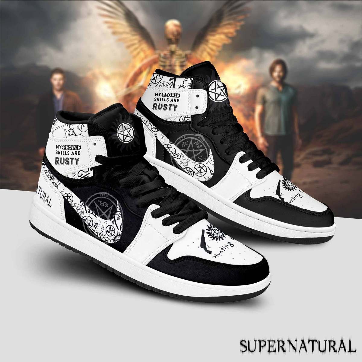 Ideafootwear Supernatural AJ1 High Sneakers Shoes For Men And Women 16