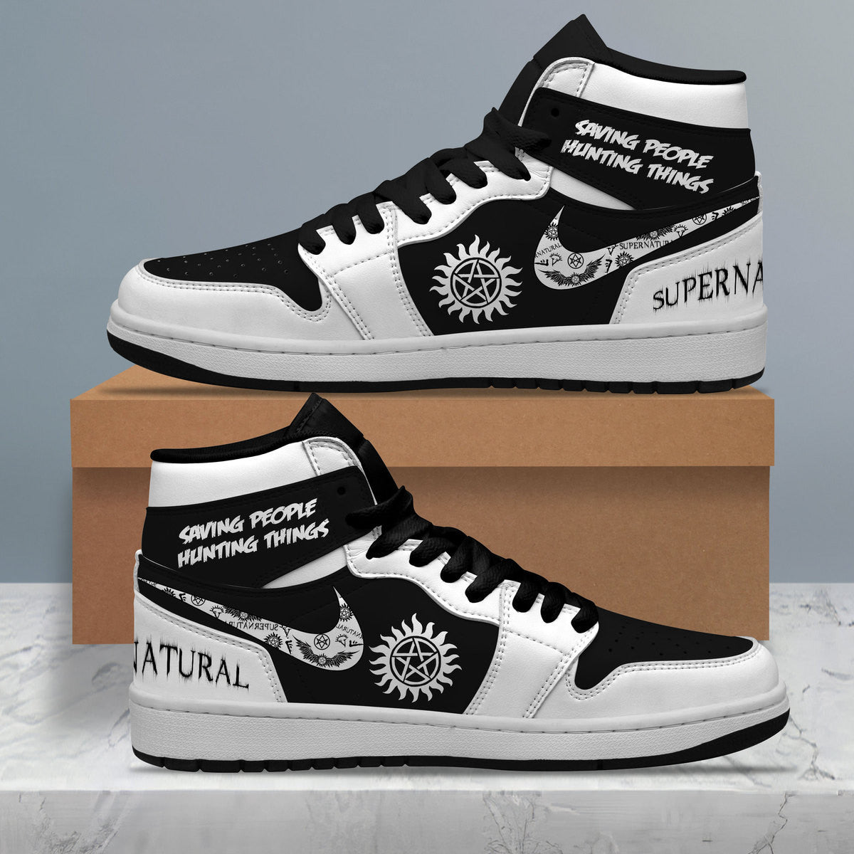 Ideafootwear Supernatural AJ1 High Sneakers Shoes For Men And Women 15