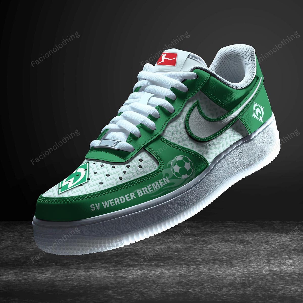 Ideafootwear SV Werder Bremen Air Low-Top Sneakers Shoes For Men And Women 1