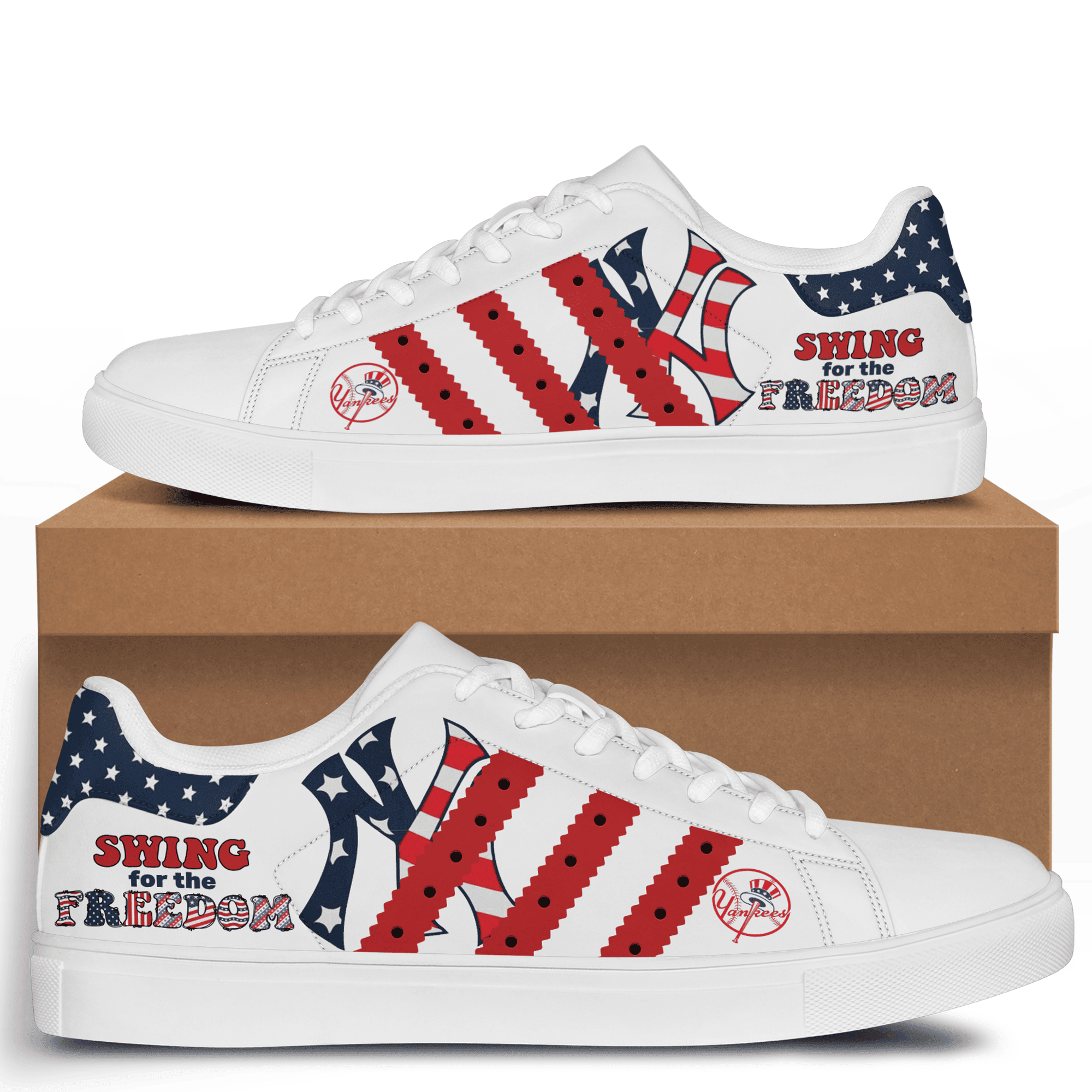 Ideafootwear Swing for Freedom Skate Stan Shoes Sneakes For Men And Women 1