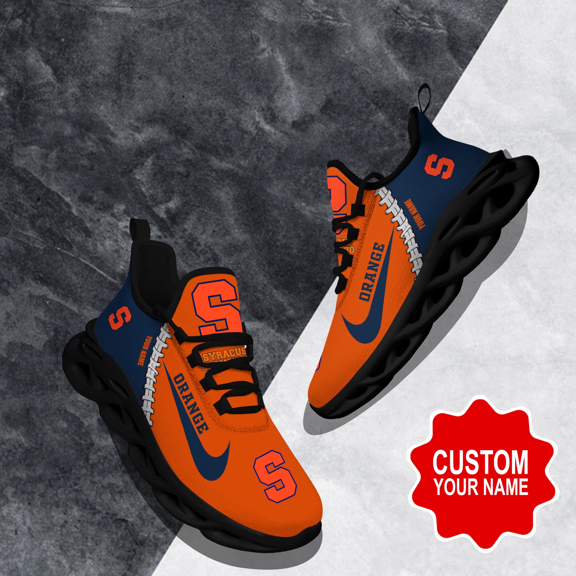 Ideafootwear Syracuse Orange Max Soul Shoes Sneakers For Men And Women 1