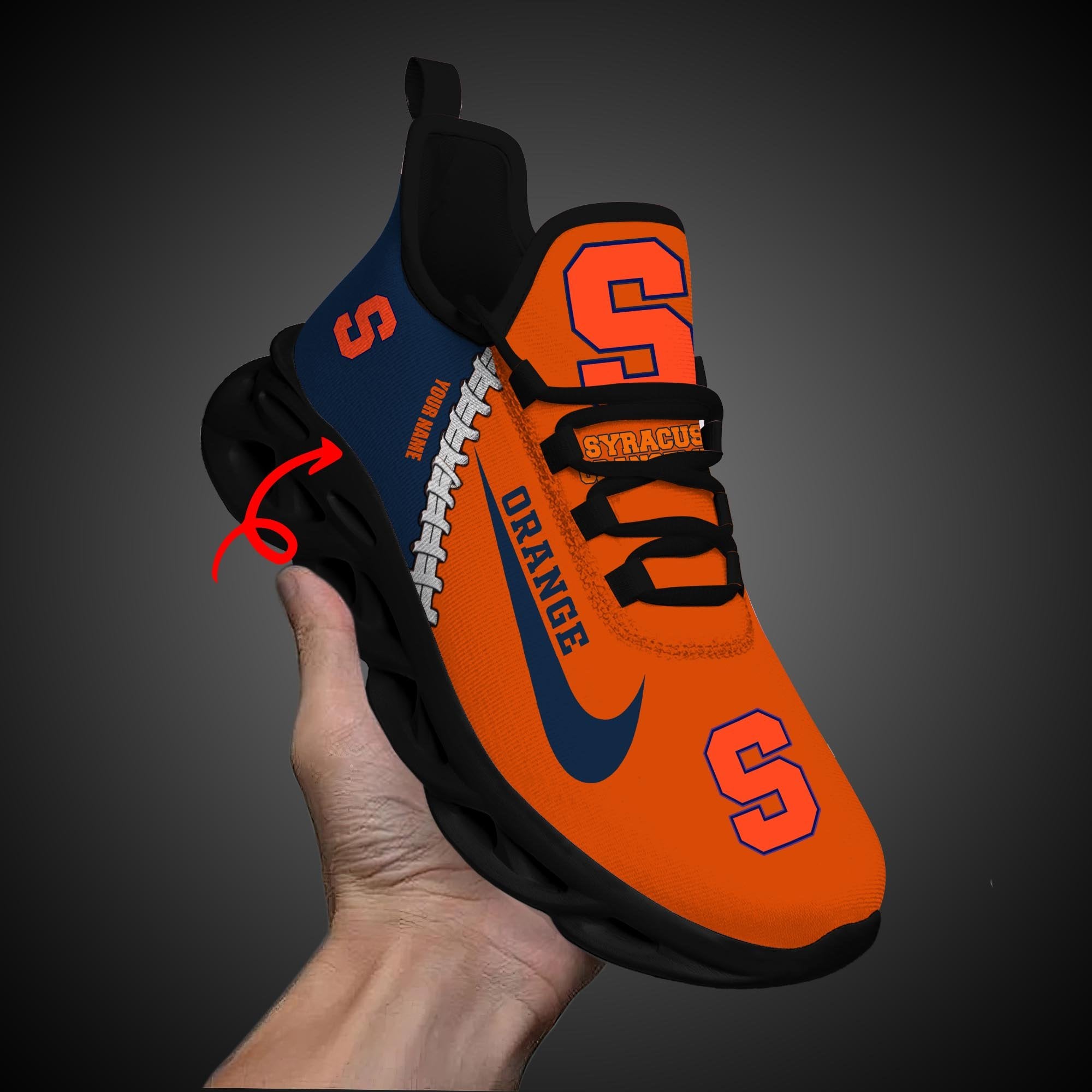 Ideafootwear Syracuse Orange Max Soul Shoes Sneakers For Men And Women 1