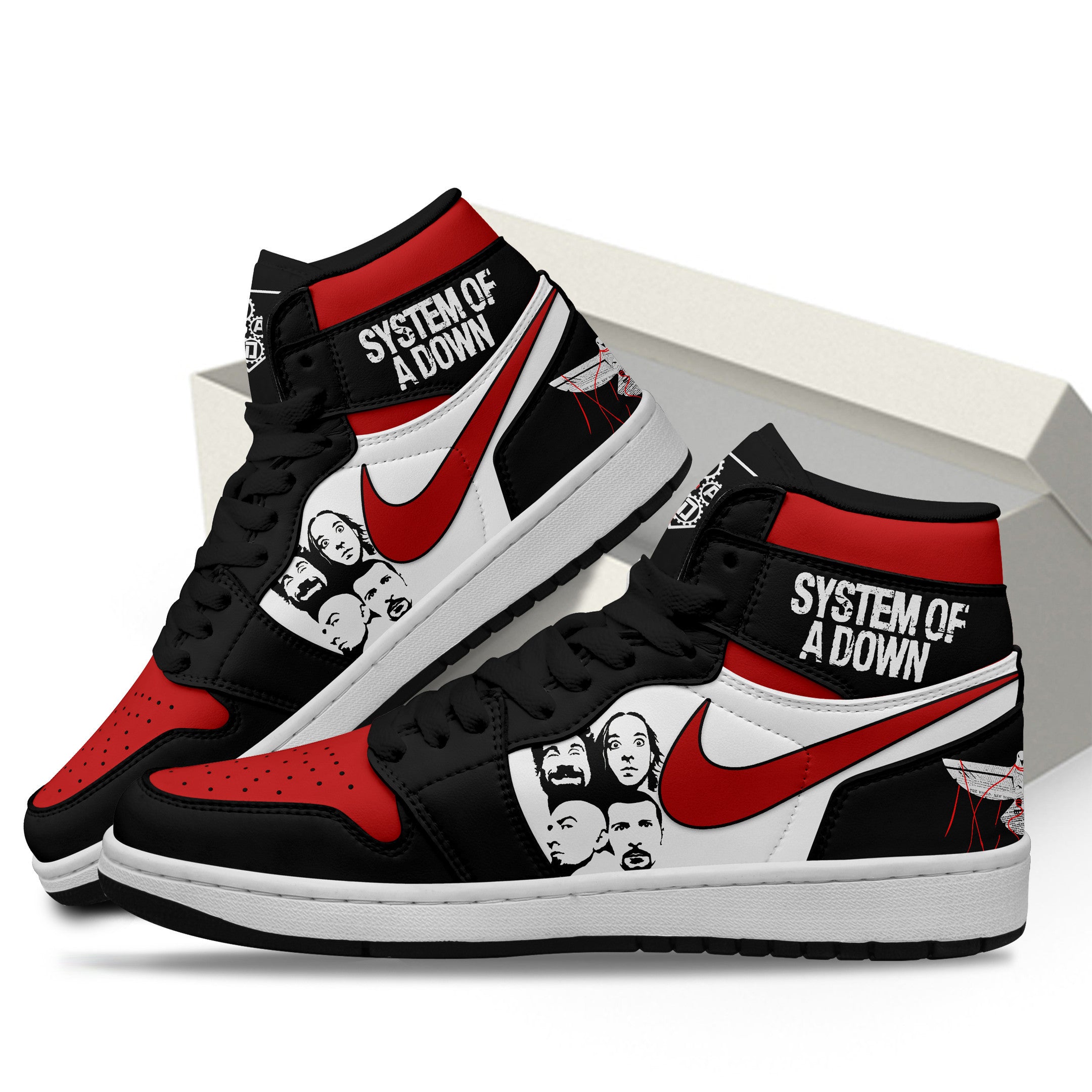 Ideafootwear System Of A Down AJ1 High Sneakers Shoes For Men And Women 6