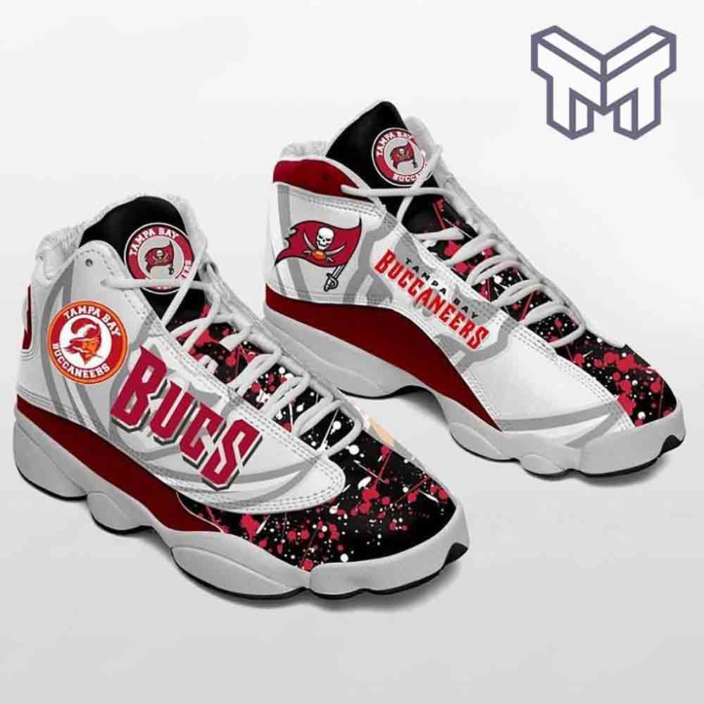 Ideafootwear Tampa Bay Buccaneers AJ13 Sneakers Shoes For Men And Women 12