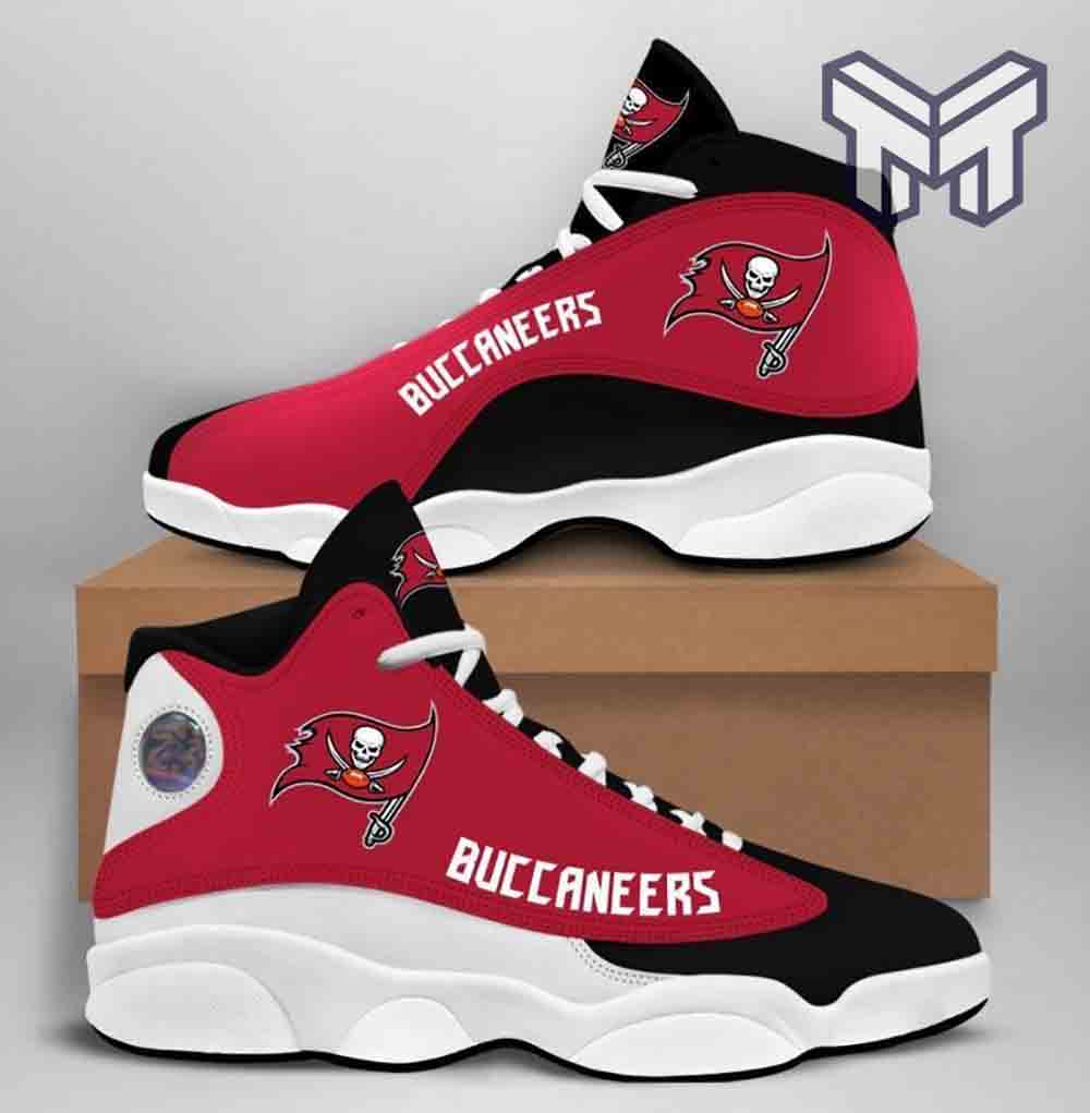 Ideafootwear Tampa Bay Buccaneers AJ13 Sneakers Shoes For Men And Women 11