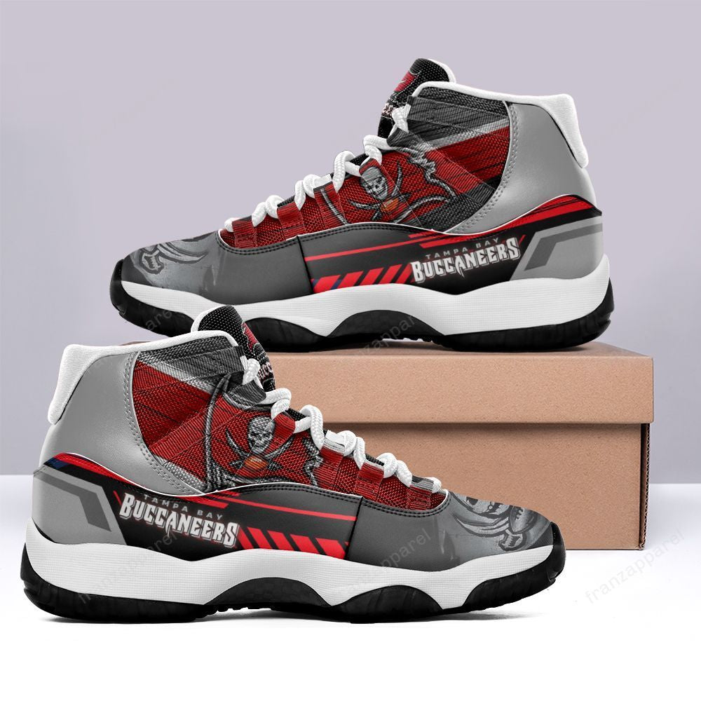 Ideafootwear Tampa Bay Buccaneers AJ13 Sneakers Shoes For Men And Women 19