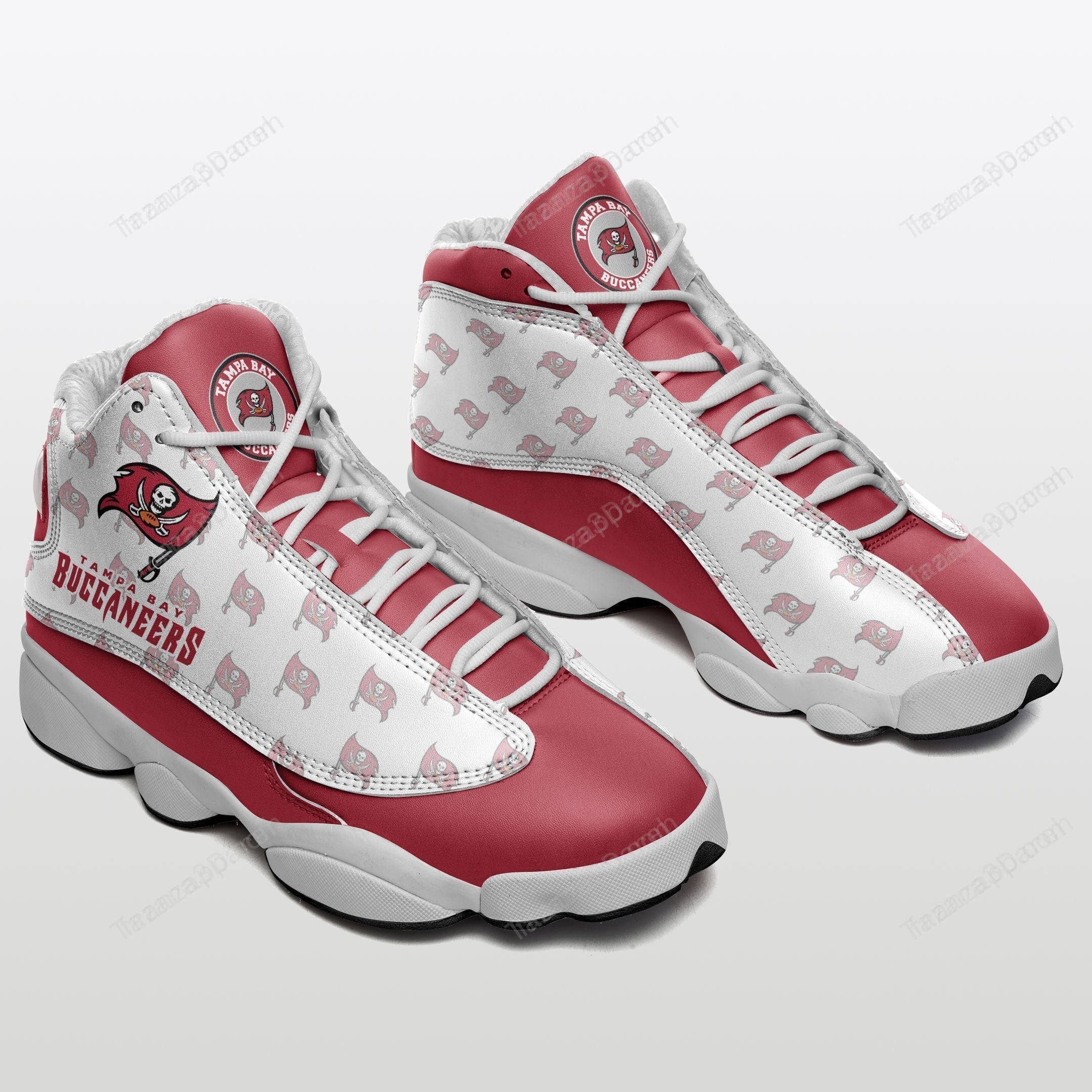Ideafootwear Tampa Bay Buccaneers AJ13 Sneakers Shoes For Men And Women 25