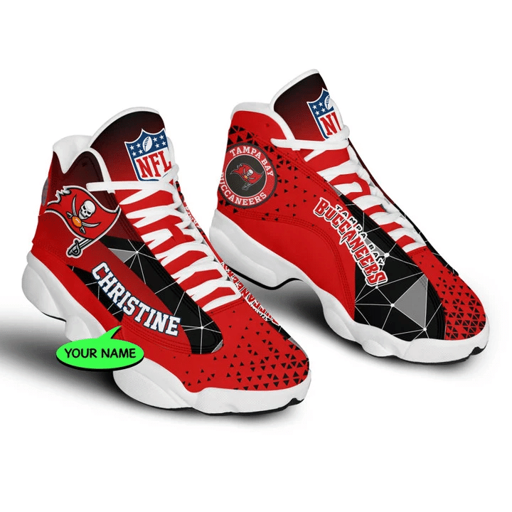 Ideafootwear Tampa Bay Buccaneers AJ13 Sneakers Shoes For Men And Women 2