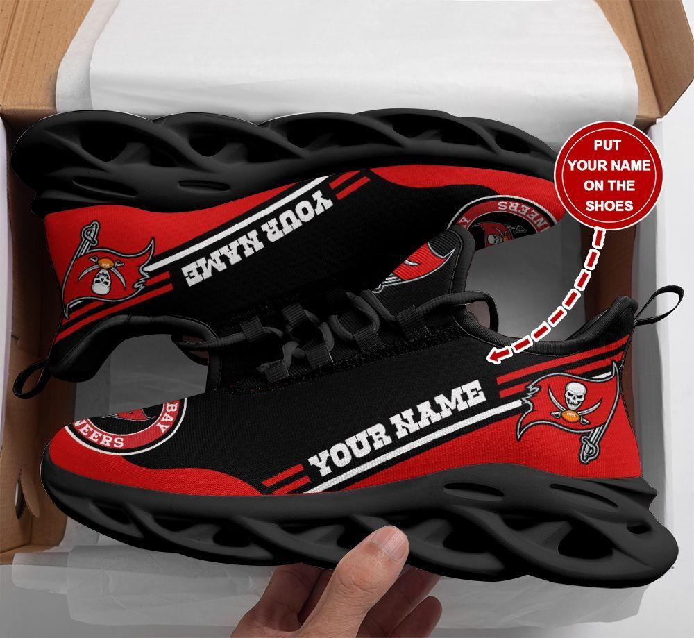 Ideafootwear Tampa Bay Buccaneers Max Soul Shoes Sneakers For Men And Women 33