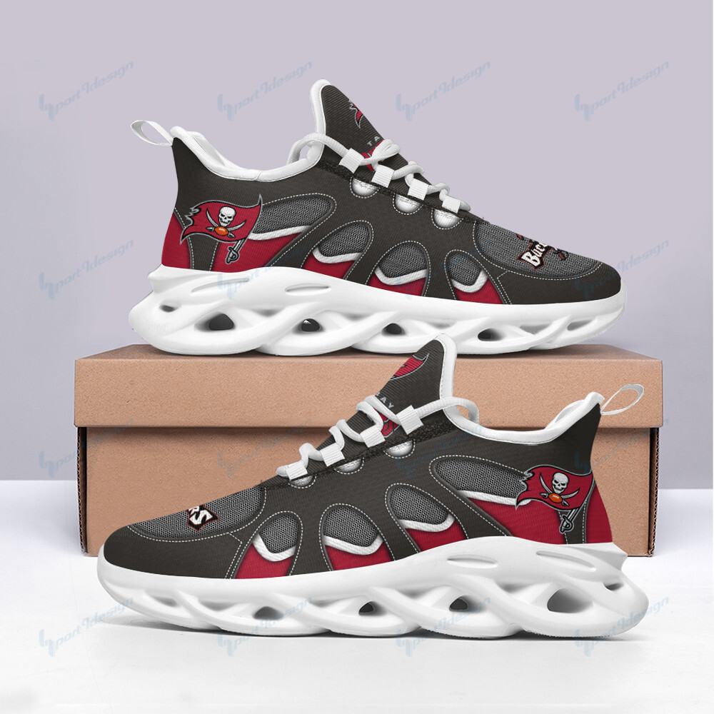 Ideafootwear Tampa Bay Buccaneers Max Soul Shoes Sneakers For Men And Women 19