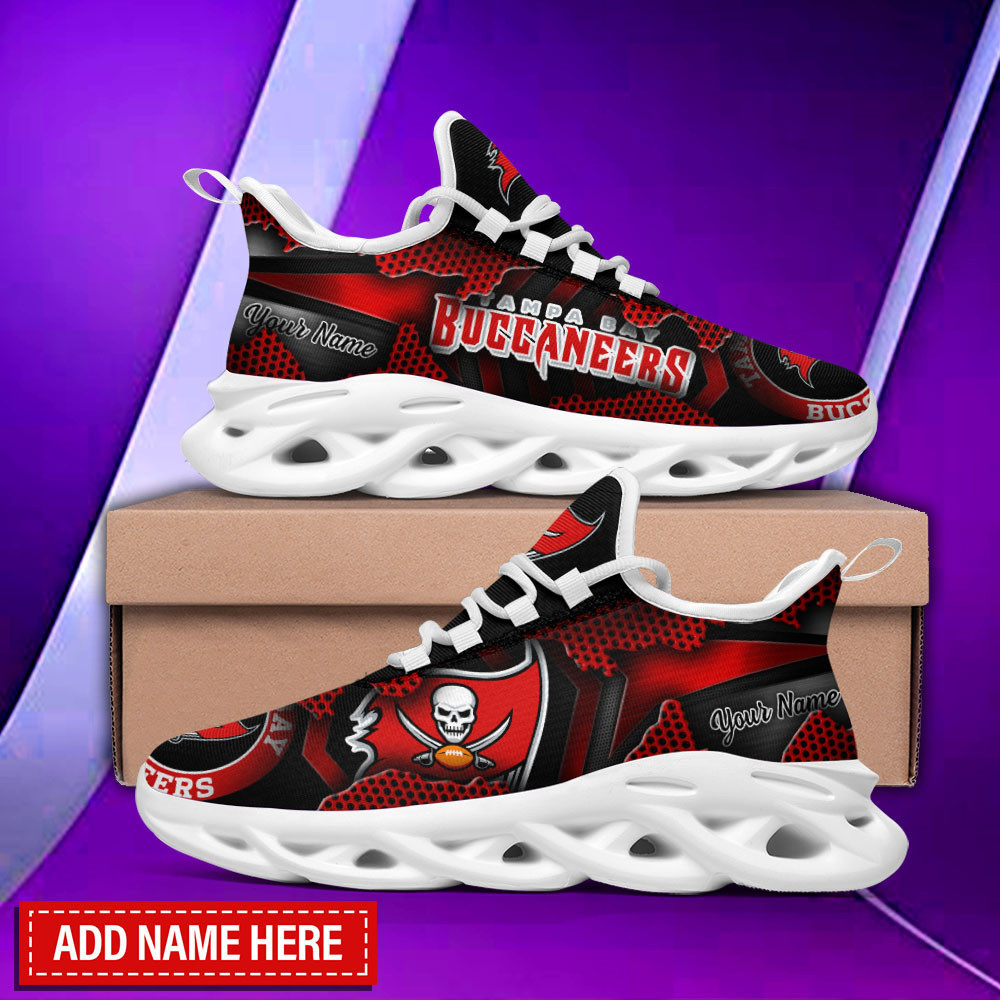 Ideafootwear Tampa Bay Buccaneers Max Soul Shoes Sneakers For Men And Women 35