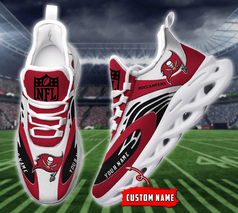 Ideafootwear Tampa Bay Buccaneers Max Soul Shoes Sneakers For Men And Women 40