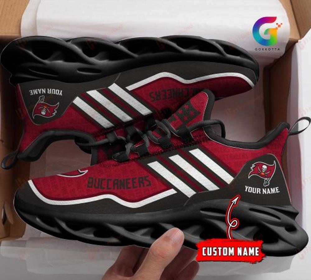 Ideafootwear Tampa Bay Buccaneers Max Soul Shoes Sneakers For Men And Women 41