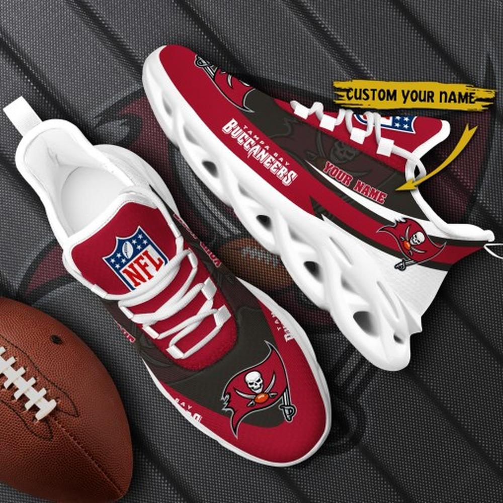 Ideafootwear Tampa Bay Buccaneers Max Soul Shoes Sneakers For Men And Women 46