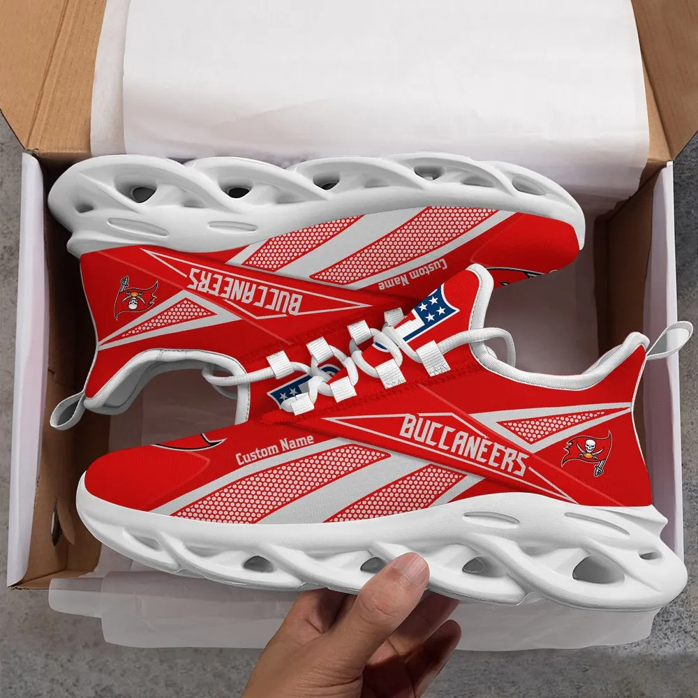 Ideafootwear Tampa Bay Buccaneers Max Soul Shoes Sneakers For Men And Women 3