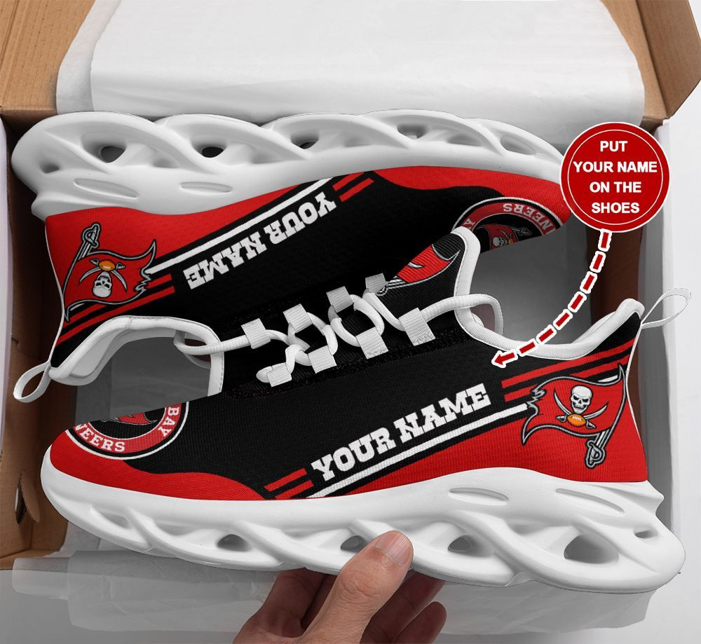Ideafootwear Tampa Bay Buccaneers Max Soul Shoes Sneakers For Men And Women 33