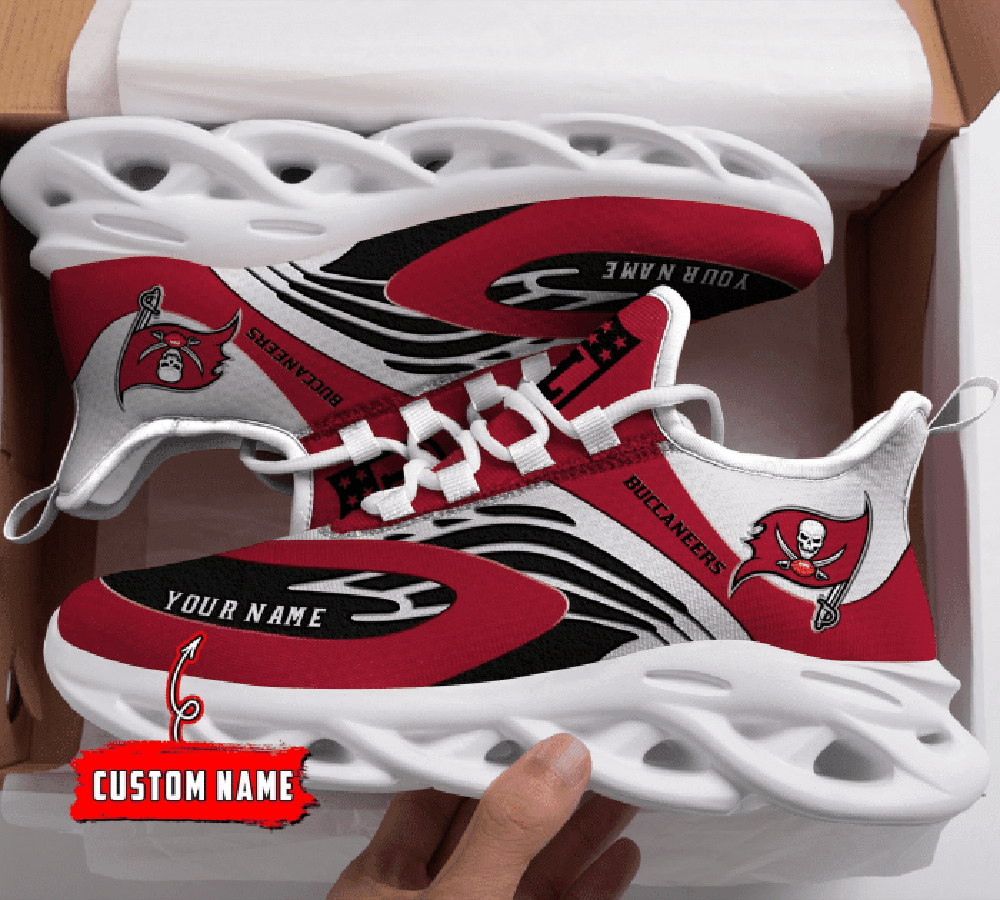 Ideafootwear Tampa Bay Buccaneers Max Soul Shoes Sneakers For Men And Women 40