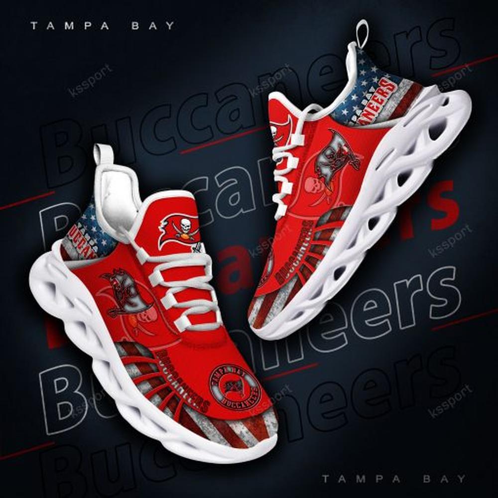 Ideafootwear Tampa Bay Buccaneers Max Soul Shoes Sneakers For Men And Women 11