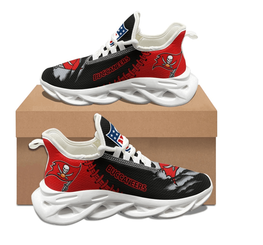 Ideafootwear Tampa Bay Buccaneers Max Soul Shoes Sneakers For Men And Women 61