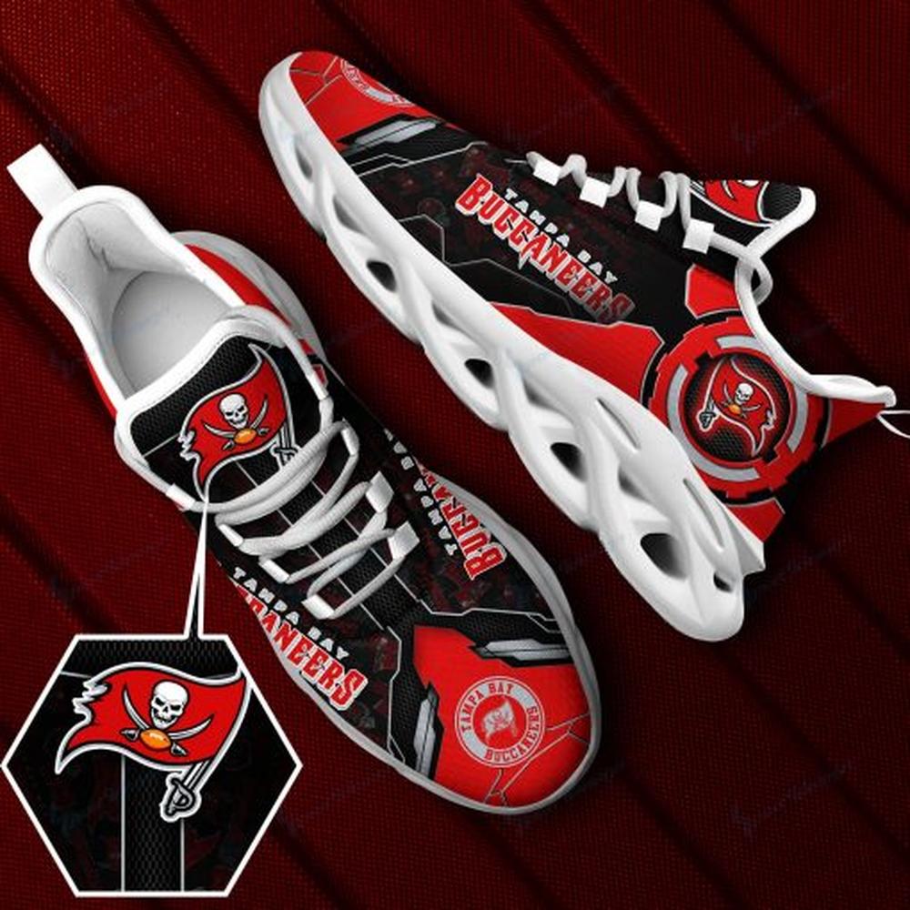 Ideafootwear Tampa Bay Buccaneers Max Soul Shoes Sneakers For Men And Women 20