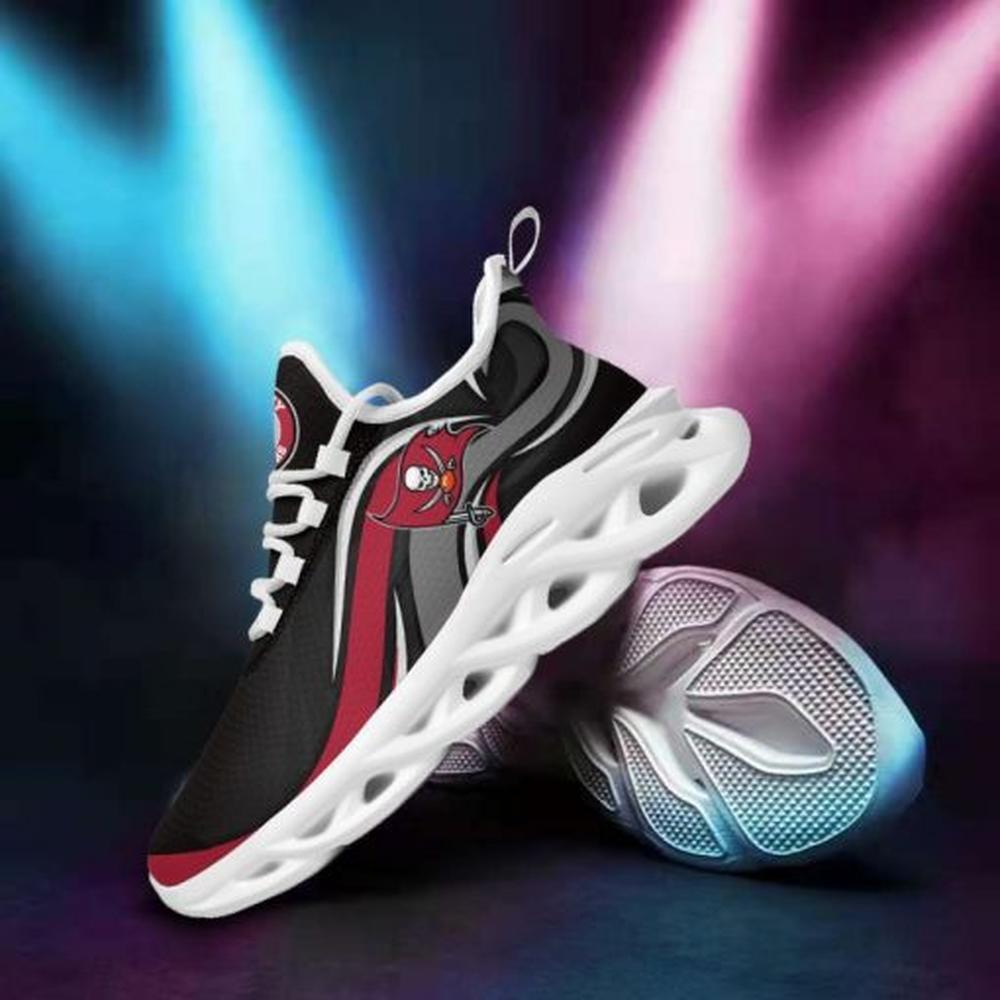 Ideafootwear Tampa Bay Buccaneers Max Soul Shoes Sneakers For Men And Women 6