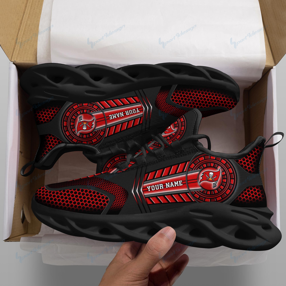Ideafootwear Tampa Bay Buccaneers Max Soul Shoes Sneakers For Men And Women 44