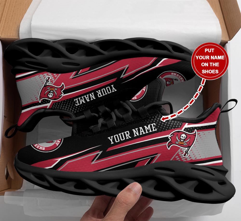 Ideafootwear Tampa Bay Buccaneers Max Soul Shoes Sneakers For Men And Women 31