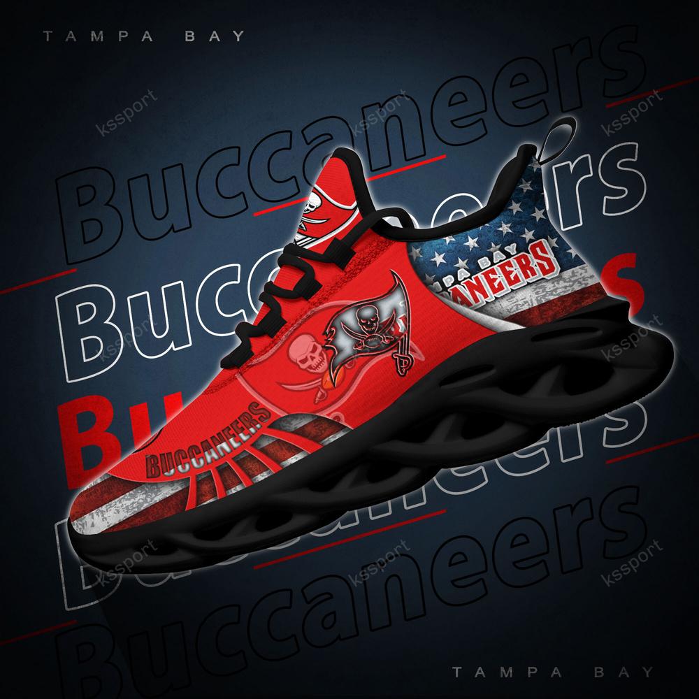 Ideafootwear Tampa Bay Buccaneers Max Soul Shoes Sneakers For Men And Women 11