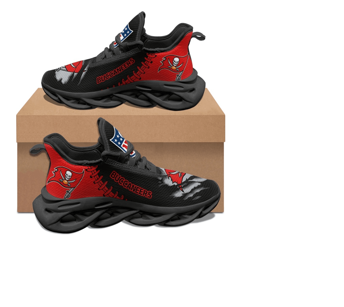 Ideafootwear Tampa Bay Buccaneers Max Soul Shoes Sneakers For Men And Women 23
