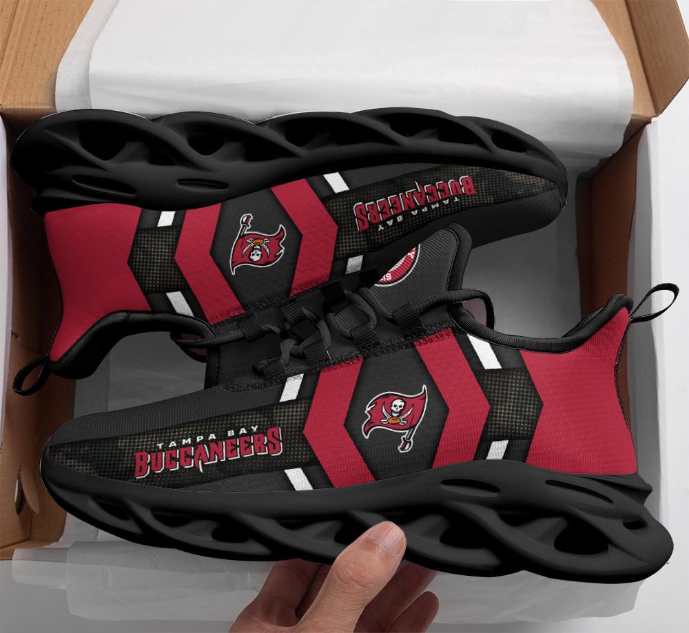 Ideafootwear Tampa Bay Buccaneers Max Soul Shoes Sneakers For Men And Women 13