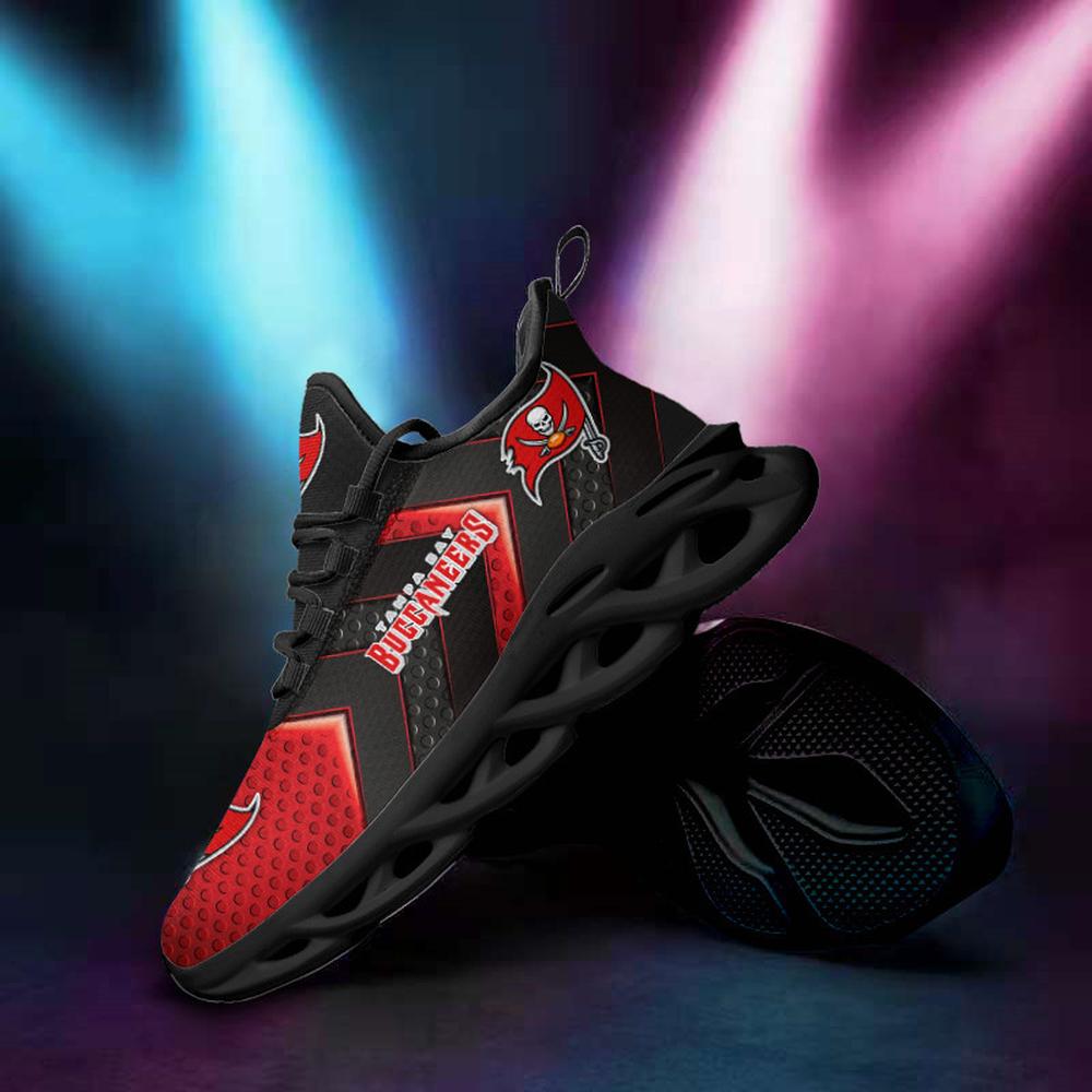 Ideafootwear Tampa Bay Buccaneers Max Soul Shoes Sneakers For Men And Women 10