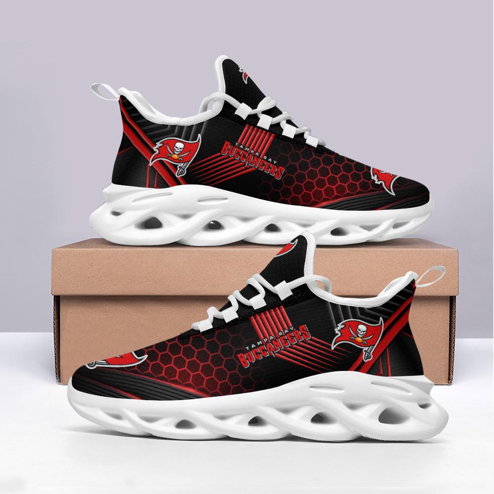 Ideafootwear Tampa Bay Buccaneers Max Soul Shoes Sneakers For Men And Women 8