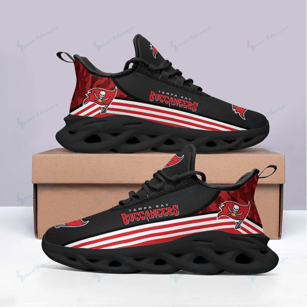Ideafootwear Tampa Bay Buccaneers Max Soul Shoes Sneakers For Men And Women 22