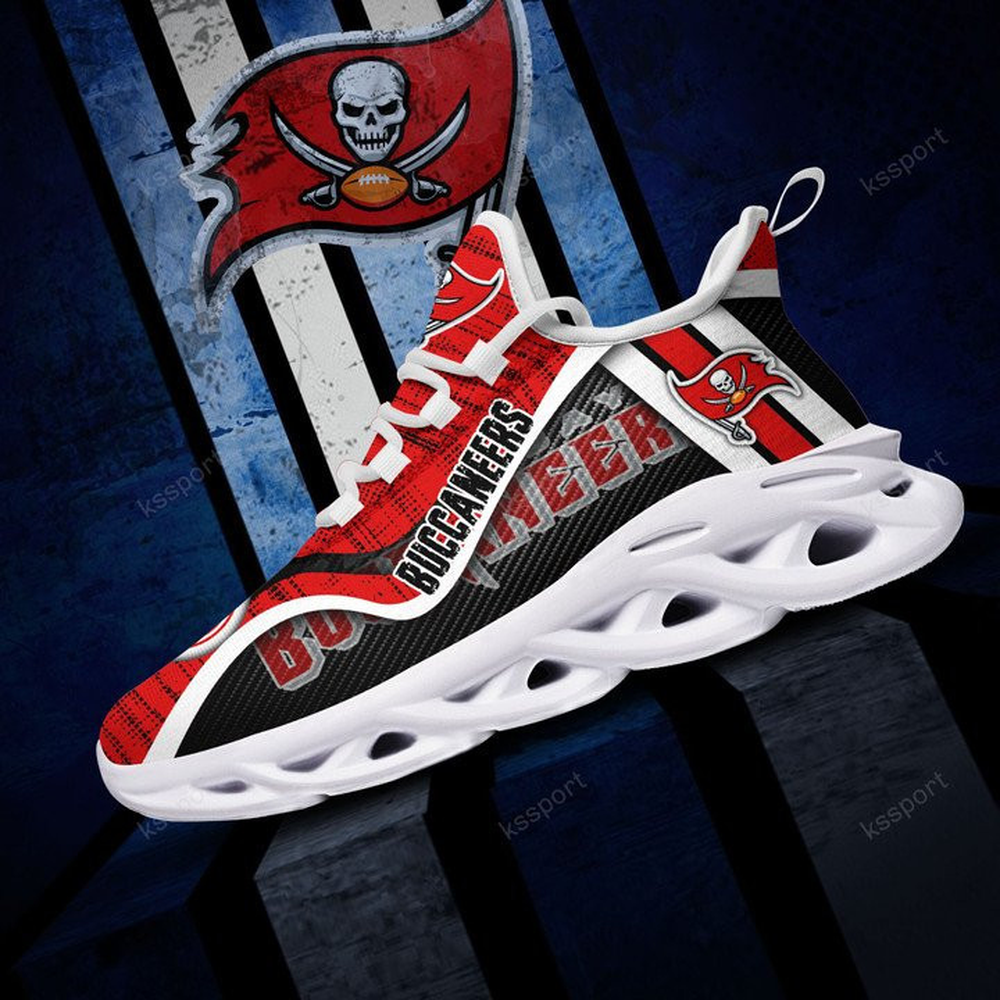 Ideafootwear Tampa Bay Buccaneers Max Soul Shoes Sneakers For Men And Women 16