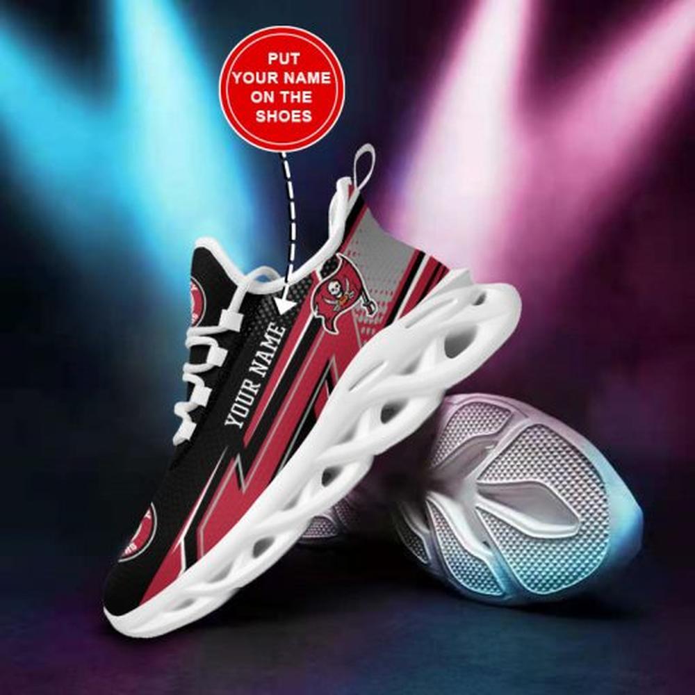 Ideafootwear Tampa Bay Buccaneers Max Soul Shoes Sneakers For Men And Women 31