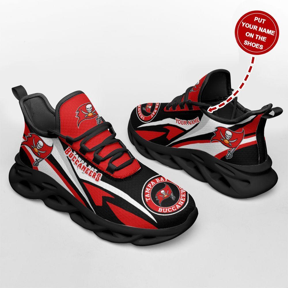 Ideafootwear Tampa Bay Buccaneers Max Soul Shoes Sneakers For Men And Women 36