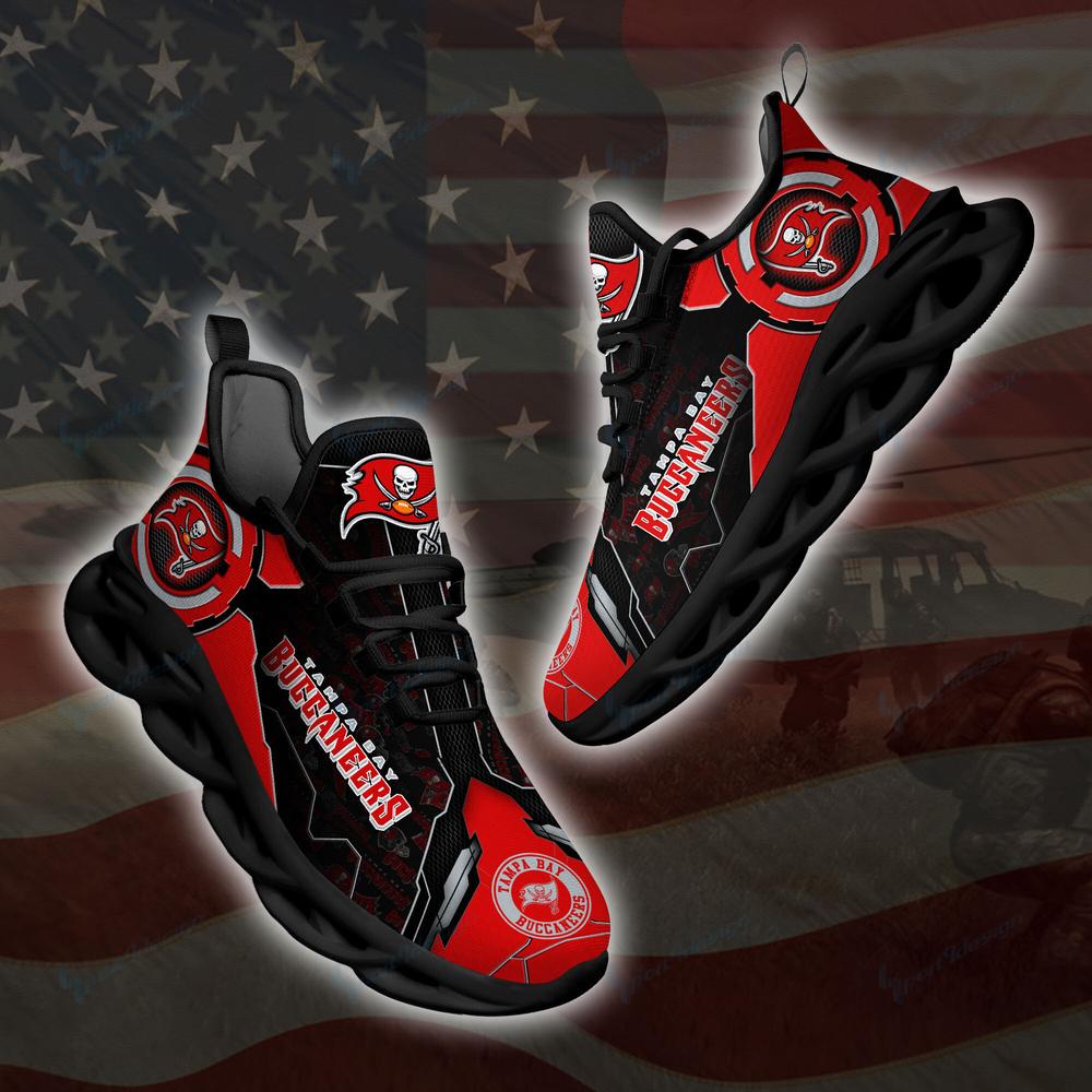 Ideafootwear Tampa Bay Buccaneers Max Soul Shoes Sneakers For Men And Women 20